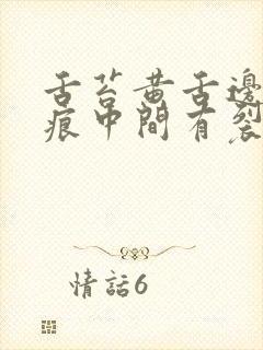 舌苔黄舌边有齿痕中间有裂纹