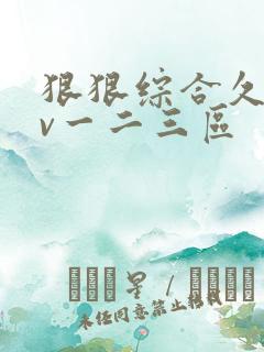 狠狠综合久久av一二三区