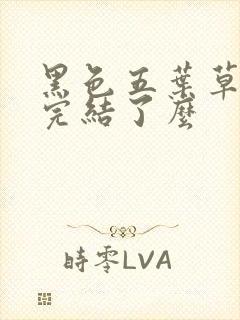 黑色五叶草漫画完结了么