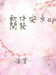 软件安卓app开发