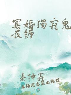 冥婚独宠鬼夫夜夜缠