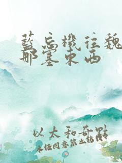 蓝忘机往魏无羡那塞东西