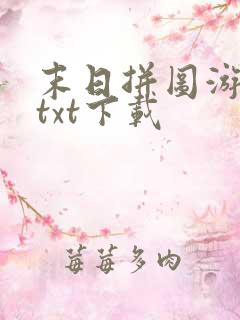 末日拼图游戏最txt下载