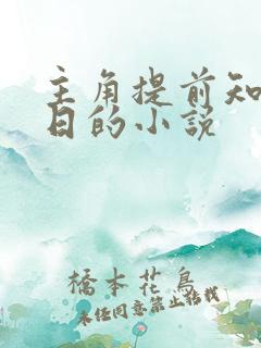 主角提前知道末日的小说