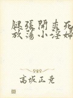 腿张开爽死你个放荡小淫妇