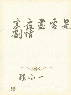 寒夜尽处是卿心剧情