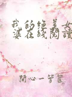 我的绝美女神老婆在线阅读阅读全文