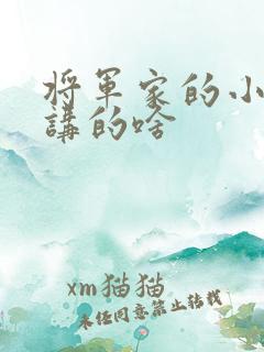 将军家的小娘子讲的啥