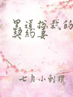 黑道总裁的豪门契约妻