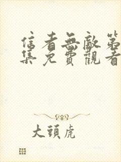 信者无敌第36集免费观看