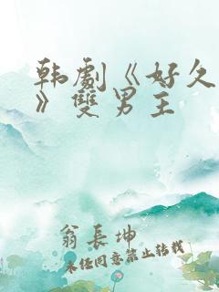 韩剧《好久不见》双男主