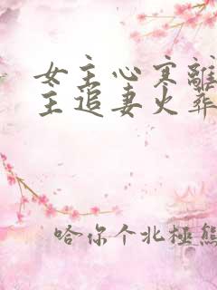 女主心寒离开男主追妻火葬场现言