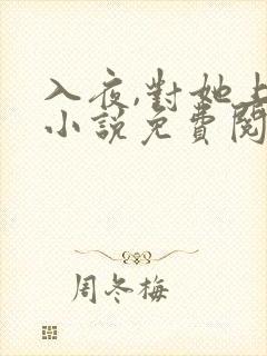 入夜,对她上瘾小说免费阅读免费下