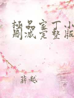 极品家丁小说未删减完整版