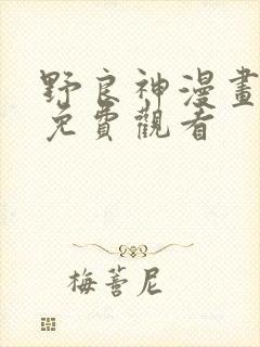 野良神漫画完整免费观看