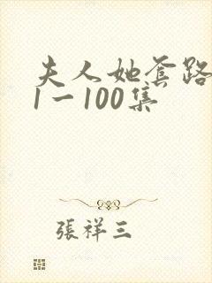 夫人她套路太深1一100集