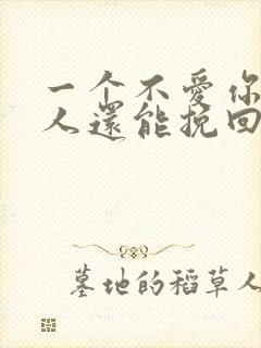 一个不爱你的女人还能挽回