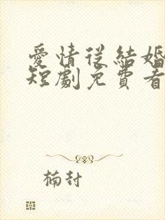 爱情从结婚开始短剧免费看第一集