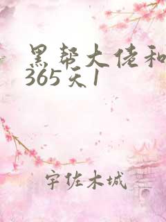 黑帮大佬和我的365天1