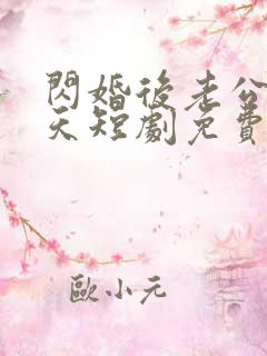 闪婚后老公宠上天短剧免费观看