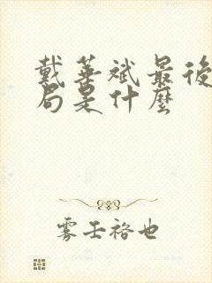 戴华斌最后的结局是什么