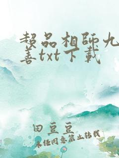超品相师九灯和善txt下载