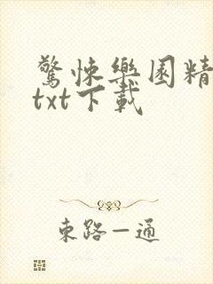 惊悚乐园精校版txt下载