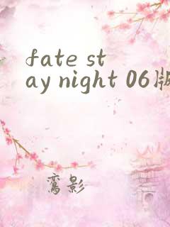 fate stay night 06版