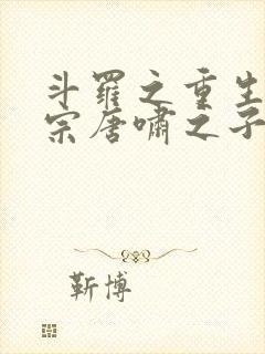 斗罗之重生昊天宗唐啸之子