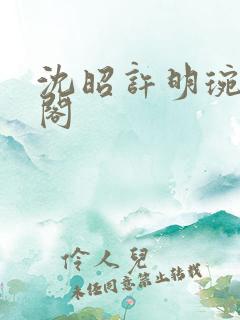 沈昭许明琬笔趣阁