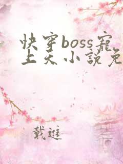 快穿boss宠上天小说免费阅读
