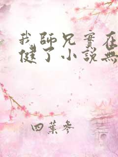 我师兄实在太稳健了小说无删减版