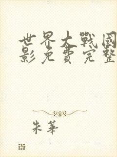 世界大战国语电影免费完整版