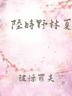 陆时野林夏短剧
