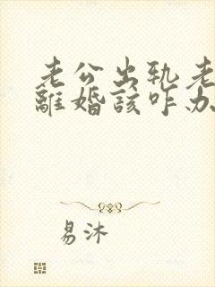 老公出轨老婆要离婚该咋办