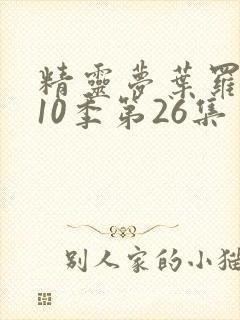 精灵梦叶罗丽第10季第26集