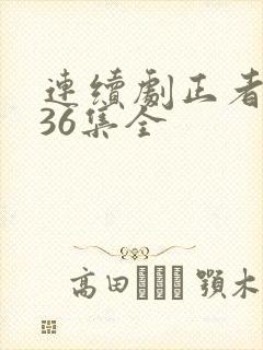 连续剧正者无敌36集全