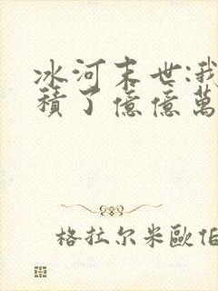 冰河末世:我囤积了亿亿万物资阅读无弹窗