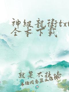 神级龙卫txt全本下载