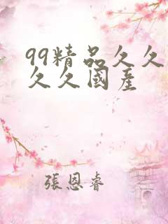 99精品久久久久久国产