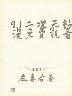 9.1二次元动漫免费观看一集