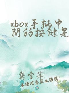 xbox手柄中间的按键是干什么用的