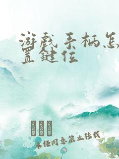 游戏手柄怎么设置键位