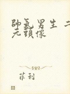 帅气男生 二次元头像