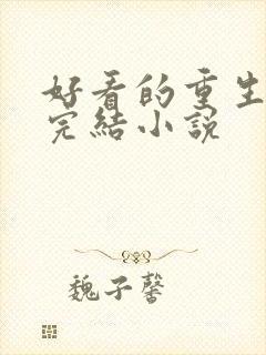 好看的重生小说完结小说