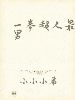 一拳超人最强之男