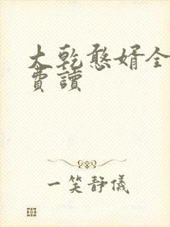 大乾憨婿全文免费读
