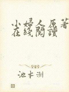 小妇人原著小说在线阅读