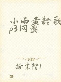 小雨黄龄歌曲mp3网盘