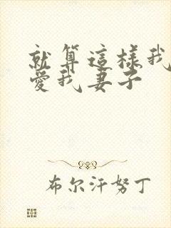就算这样我依然爱我妻子